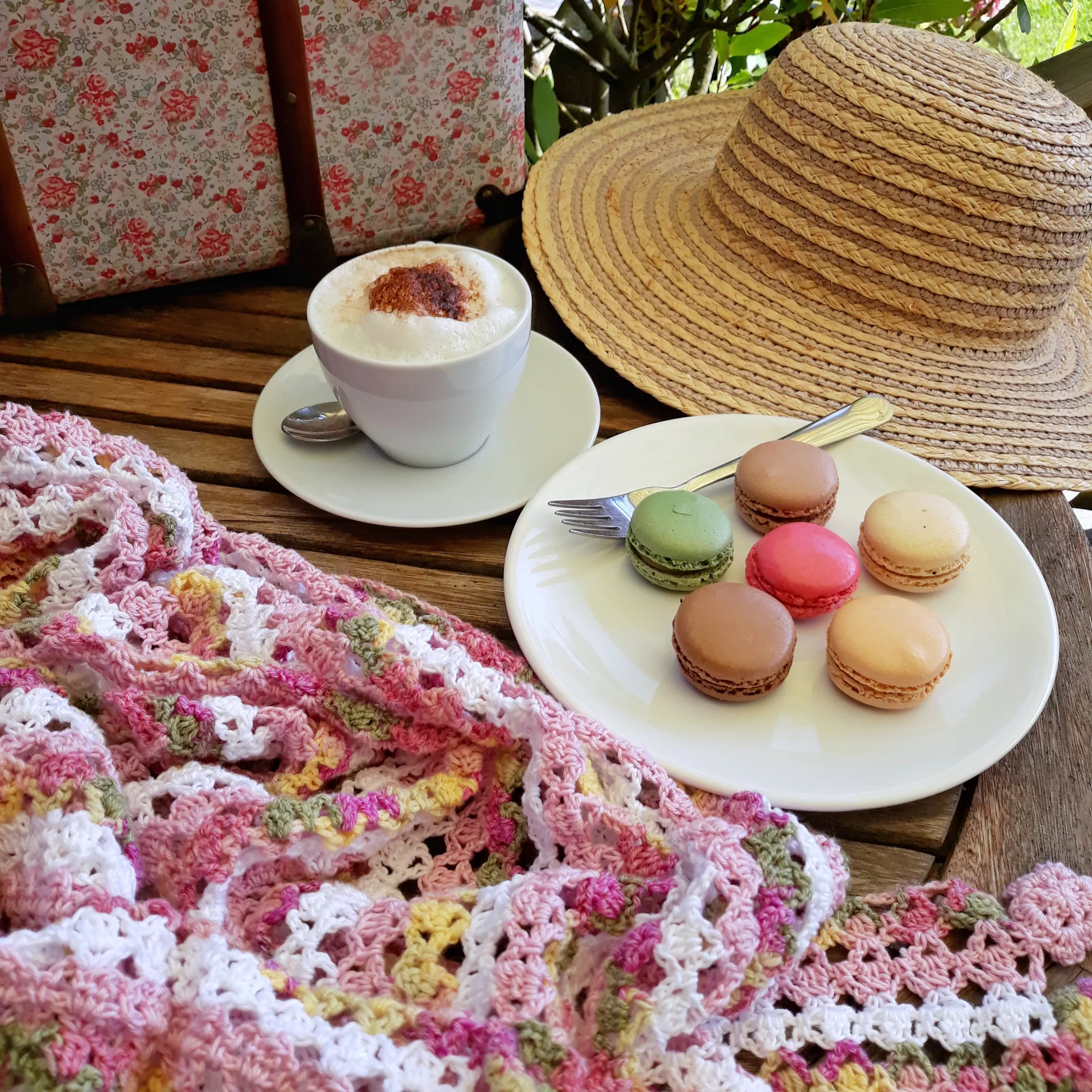 Join the Tea Party with delicious macarons.