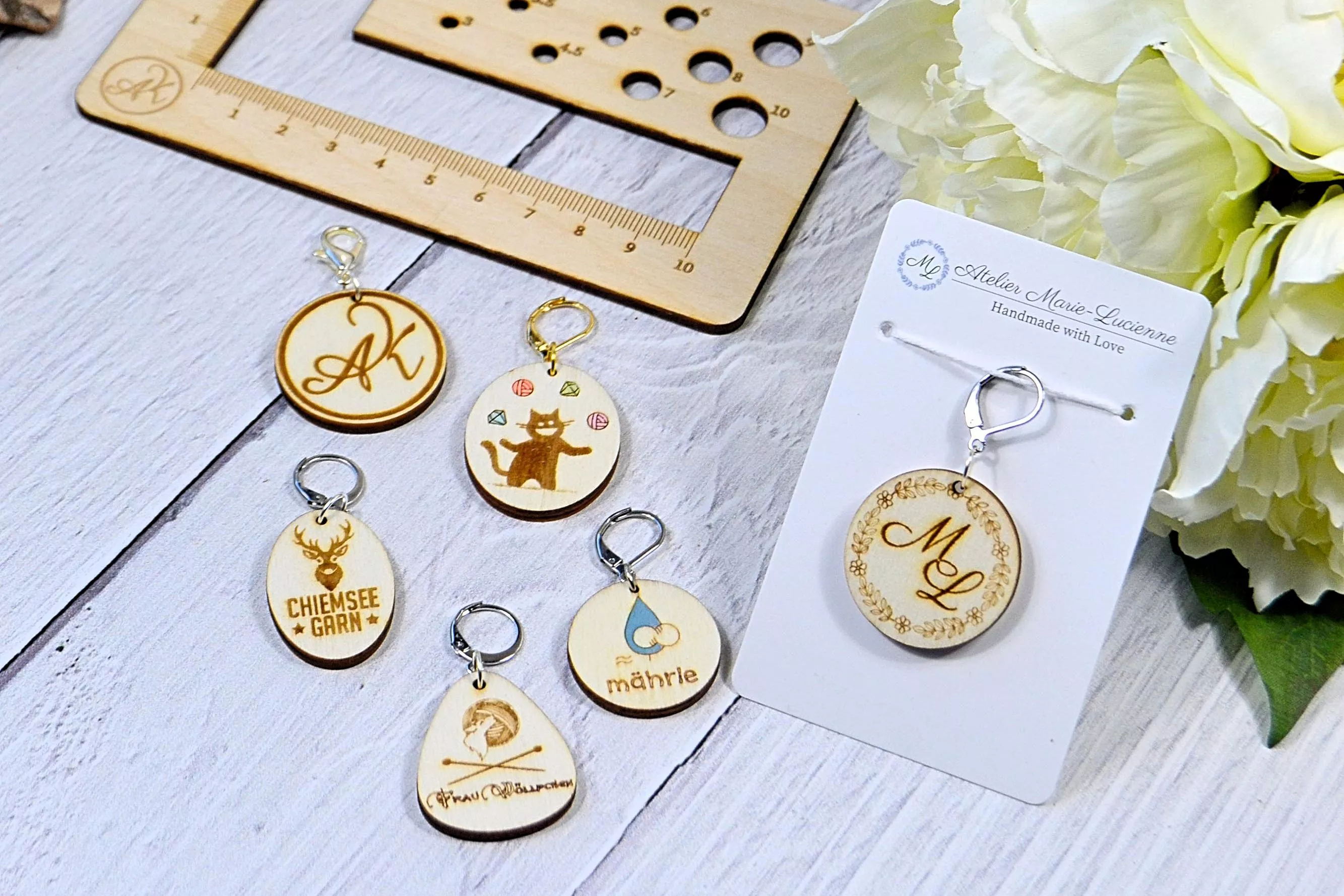 Stitch Markers & accessoires personalised with company logo